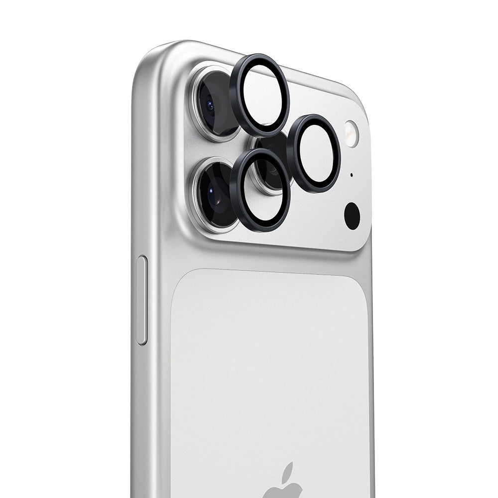 Folie de protectie Torras Lensguard Camera compatibil cu iPhone 17 Pro, Negru