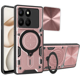 Husa de protectie Techsuit CamGuard Pro compatibil cu Honor 400 Smart 5G / 400 Smart 4G / X7d 4G, Roz Auriu