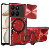 Husa de protectie Techsuit CamGuard Pro compatibil cu Honor 400 Smart 5G / 400 Smart 4G / X7d 4G, Rosu