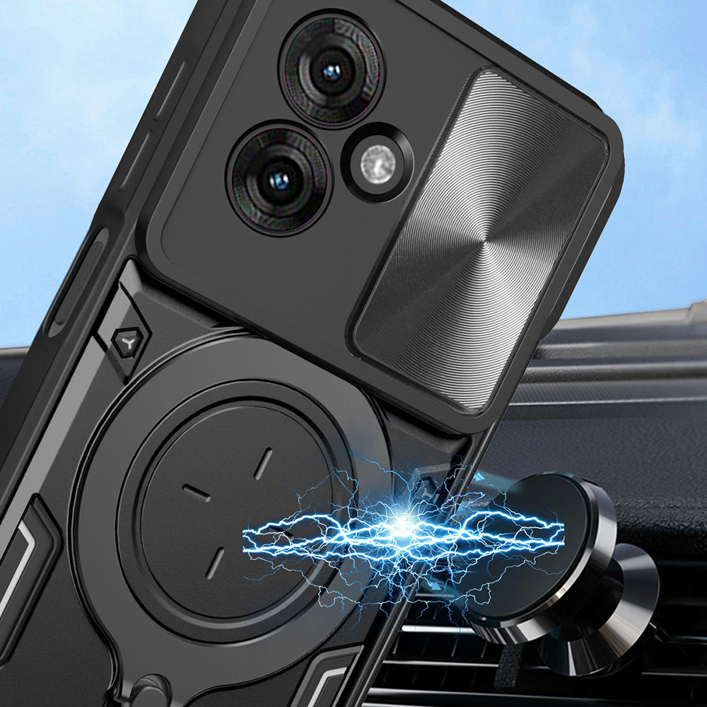 Husa de protectie Techsuit CamGuard Pro compatibil cu Motorola Moto G06, Albastru