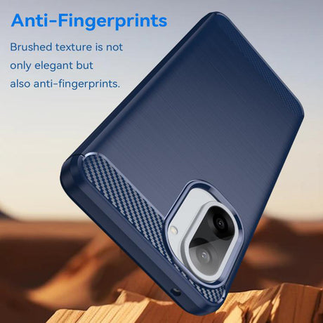 Husa de protectie Techsuit Carbon Silicone compatibil cu OnePlus Nord CE5, Albastru