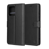 Husa de protectie Techsuit Leather Folio compatibil cu Motorola Moto G86, Negru