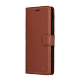 Husa de protectie Techsuit Leather Folio compatibil cu Oppo Reno14, Maro