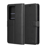 Husa de protectie Techsuit Leather Folio compatibil cu Xiaomi Redmi 15 4G / Redmi 15 5G, Negru
