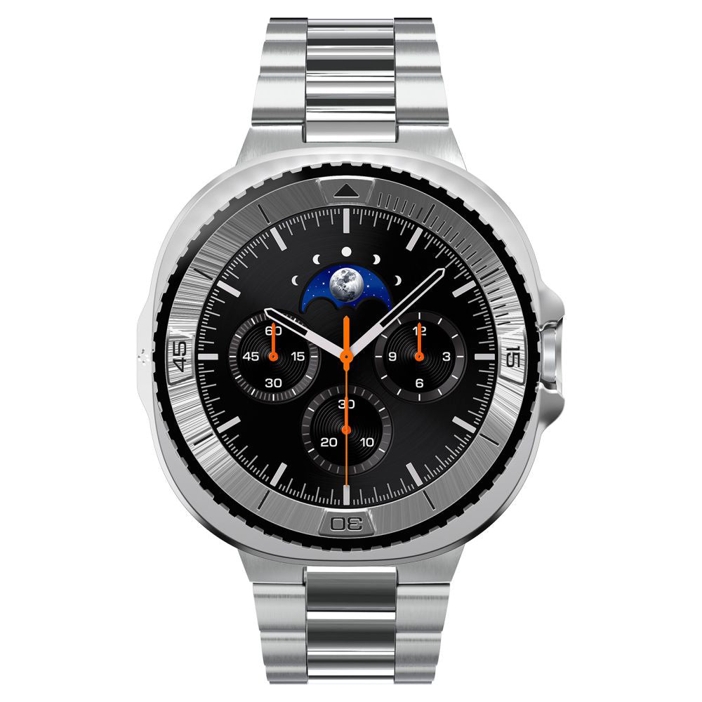 Accesoriu smartwatch Spigen Bezel Tune Pro Pilot (ACS10017) compatibil cu for Samsung Galaxy Watch8 Classic, Stainless Steel, Argintiu