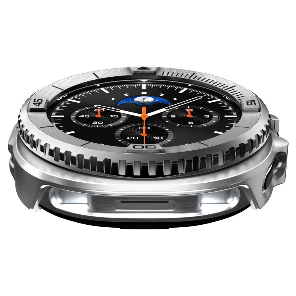 Accesoriu smartwatch Spigen Bezel Tune Pro Pilot (ACS10017) compatibil cu for Samsung Galaxy Watch8 Classic, Stainless Steel, Argintiu