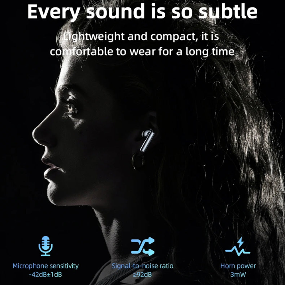 Casti Yesido (TWS23), with Noice Cancelling, Touch Control, Bluetooth V5.3, In-ear Design, 300mAh, Negru