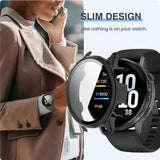 Folie de protectie smartwatch Techsuit Defense360 Pro + Screen Protector compatibil cu Garmin Venu 4 41mm, Deep Teal