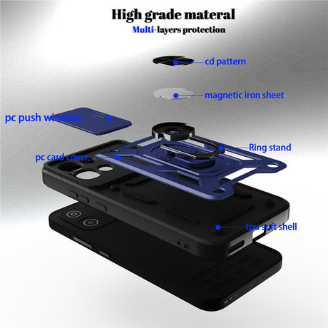 Husa de protectie Techsuit CamShield Series compatibil cu Oppo A6 Pro 4G / A6 Pro 5G, Negru