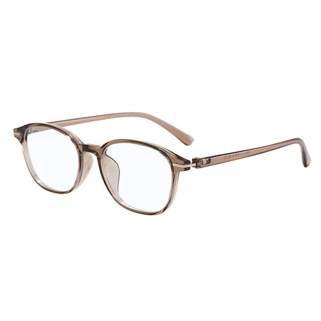 Techsuit Anti-Blue Light Glasses Reflex PC (6635), Unisex, Round, TR90 Frame, AC Lens, Light Brown