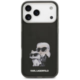 Husa de protectie Karl Lagerfeld IML Aquarelle MagSafe (KLHMP17LHMKCAQOK) compatibil cu iPhone 17 Pro, Karl & Choupette