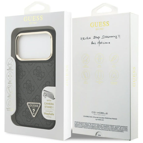 Husa de protectie Guess compatibil cu iPhone 17 Pro Max, Negru