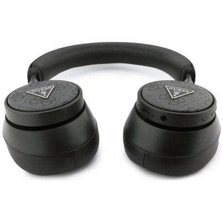 Casti Guess Wireless 4G Triangle Logo (GUBHC15PMRTRK), Bluetooth V5.4, IPX4, ENC Technology, Over-ear, Negru