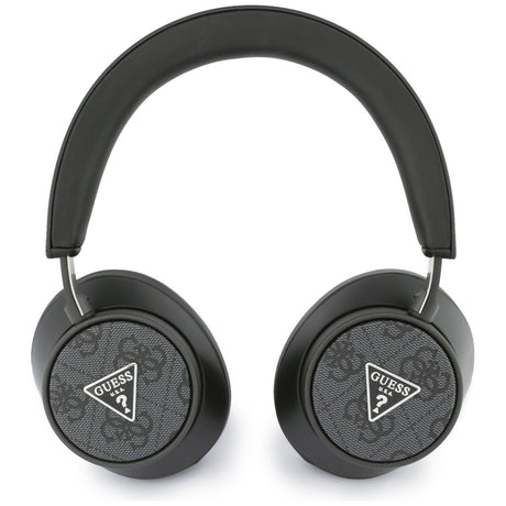 Casti Guess Wireless 4G Triangle Logo (GUBHC15PMRTRK), Bluetooth V5.4, IPX4, ENC Technology, Over-ear, Negru