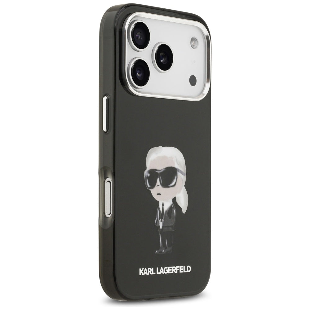 Husa de protectie Karl Lagerfeld IML Aquarelle MagSafe (KLHMP17LHMKIAQOK) compatibil cu iPhone 17 Pro, Karl Ikonik