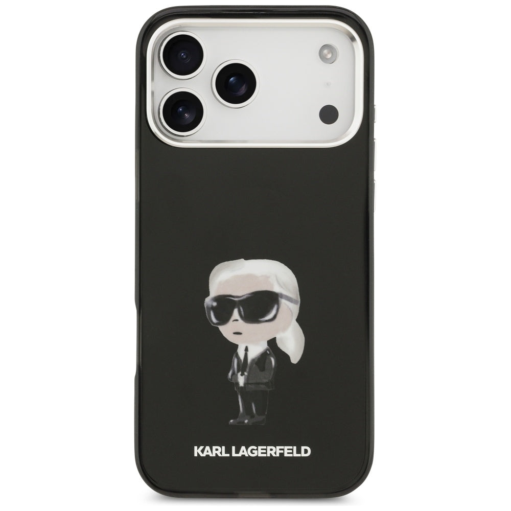 Husa de protectie Karl Lagerfeld IML Aquarelle MagSafe (KLHMP17XHMKIAQOK) compatibil cu iPhone 17 Pro Max, Karl Ikonik