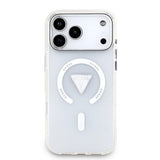 Husa de protectie Guess IML Gradient Triangle Logo MagSafe (GUHMP17XHGTMLCGT) compatibil cu iPhone 17 Pro Max, Transparent