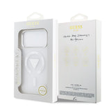 Husa de protectie Guess IML Gradient Triangle Logo MagSafe (GUHMP17XHGTMLCGT) compatibil cu iPhone 17 Pro Max, Transparent
