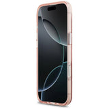 Husa de protectie Guess IML Gradient Triangle Logo MagSafe (GUHMP17MHGTMLCGP) compatibil cu iPhone 17 Air, Roz