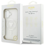 Husa de protectie Guess IML Gradient Triangle Logo MagSafe (GUHMP17SHGTMLCGT) compatibil cu iPhone 17, Transparent