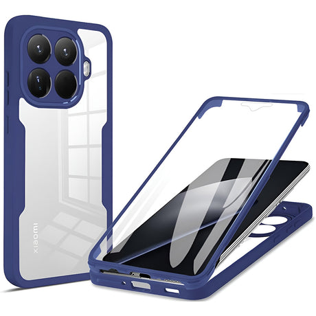Folie de protectie Techsuit ColorVerse 360 Series + compatibil cu Xiaomi 15T Pro, Albastru