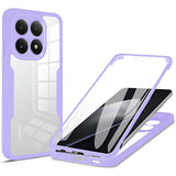 Folie de protectie Techsuit ColorVerse 360 Series + compatibil cu Xiaomi 15T, Mov