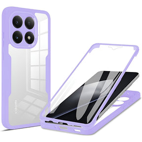 Folie de protectie Techsuit ColorVerse 360 Series + compatibil cu Xiaomi 15T, Mov