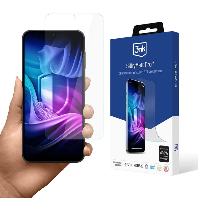 Folie de protectie 3mk Silky Matt Pro compatibil cu Samsung Galaxy A17 5G / A17 4G, Transparent