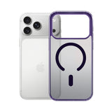 Husa de protectie 3mk Frosty MagCase compatibil cu iPhone 17 Pro, Mov