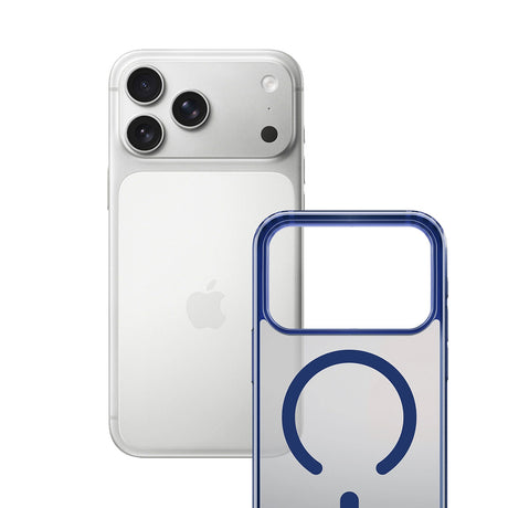 Husa de protectie 3mk Frosty MagCase compatibil cu iPhone 17 Pro Max, Albastru