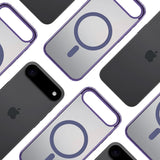 Husa de protectie 3mk Frosty MagCase compatibil cu iPhone 17 Air, Mov