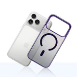 Husa de protectie 3mk Frosty MagCase compatibil cu iPhone 17 Pro Max, Mov