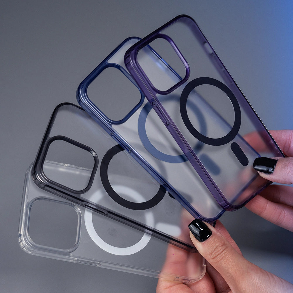 Husa de protectie 3mk Frosty MagCase compatibil cu iPhone 16 Pro, Negru