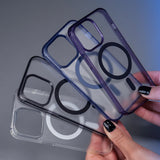 Husa de protectie 3mk Frosty MagCase compatibil cu iPhone 16 Pro, Negru