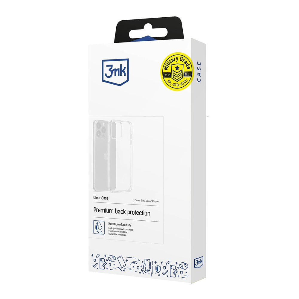 Husa de protectie 3mk Clear compatibil cu iPhone 12 / iPhone 12 Pro, Transparent