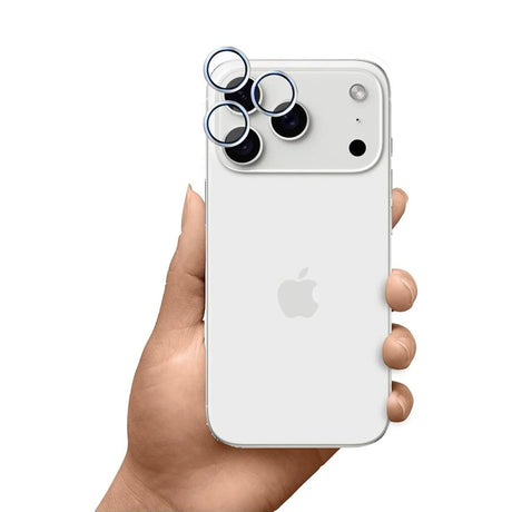 Folie de protectie 3mk Hardy Lens Protection Pro compatibil cu iPhone 17 Pro / iPhone 17 Pro Max, Argintiu