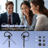 Casti Techsuit Premium Bluetooth Headset TalkZen (G9), HandsFree, BT5.1, Dual Noise Cancelling Microphone, 500mAh, 72hrs, Negru
