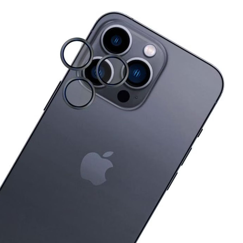 Folie de protectie 3mk Hardy Lens Protection Pro compatibil cu iPhone 16 Pro Max / iPhone 16 Pro, Negru