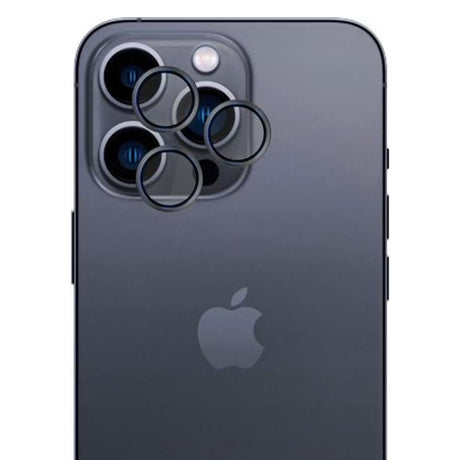 Folie de protectie 3mk Hardy Lens Protection Pro compatibil cu iPhone 16 Pro Max / iPhone 16 Pro, Negru
