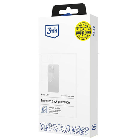 Husa de protectie 3mk Armor compatibil cu iPhone 14, Transparent