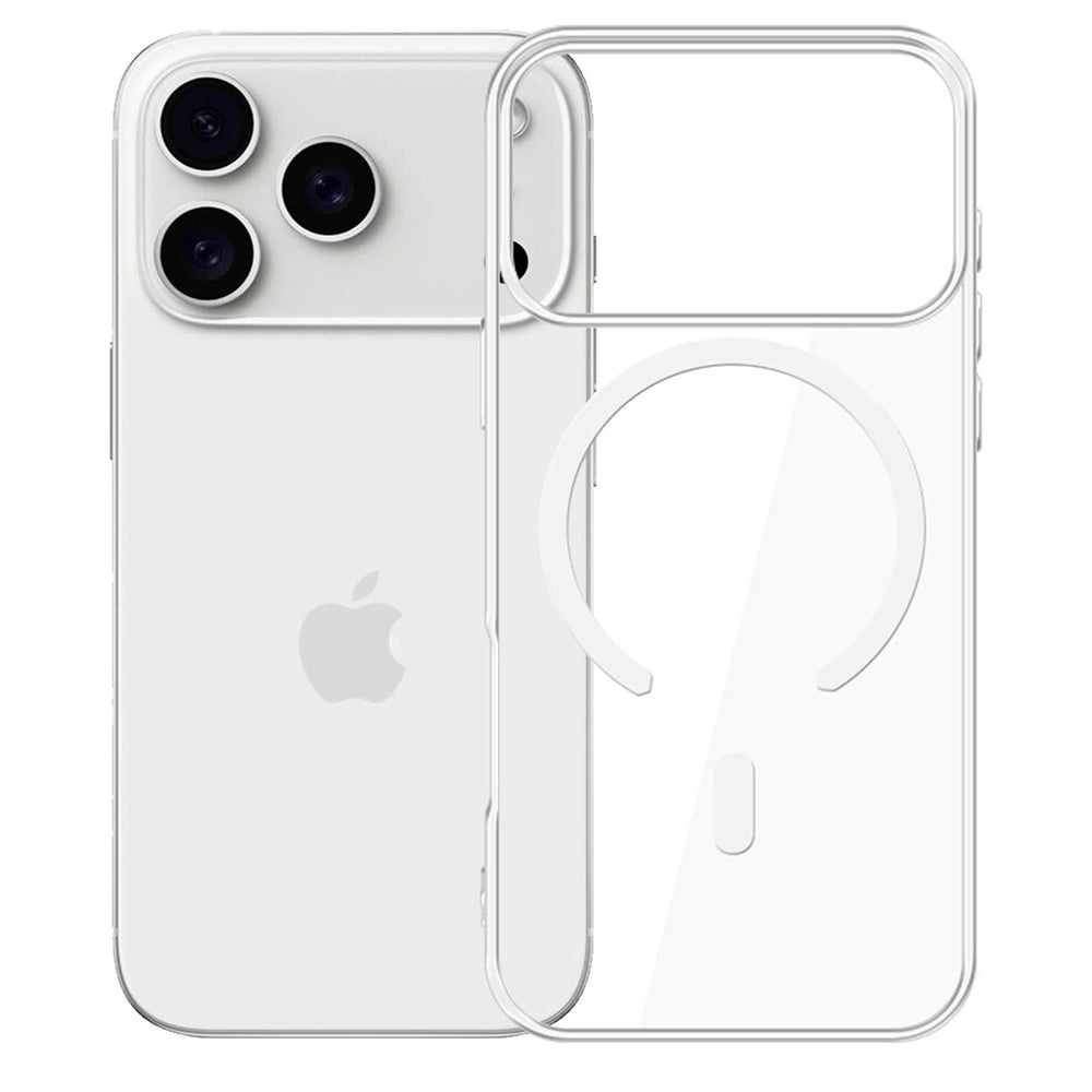 Husa de protectie 3mk Clear MagCase compatibil cu iPhone 17 Pro Max, Transparent