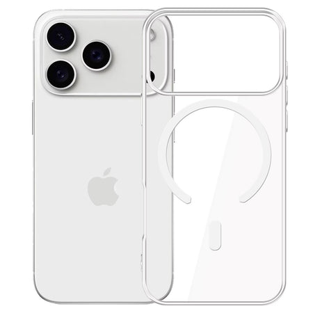 Husa de protectie 3mk Clear MagCase compatibil cu iPhone 17 Pro Max, Transparent