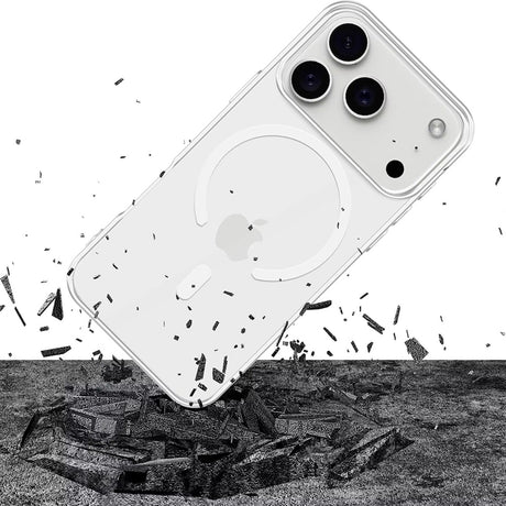 Husa de protectie 3mk Clear MagCase compatibil cu iPhone 17 Pro, Transparent