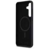 Husa de protectie Karl Lagerfeld Silicone KC Heads MagSafe (KLHMS25FESKCHTCK) compatibil cu Samsung Galaxy S25 FE, Negru