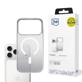 Husa de protectie 3mk Frosty MagCase compatibil cu iPhone 17 Pro, Alb