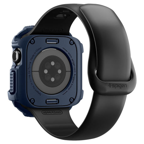 Accesoriu smartwatch Spigen Rugged Armor V2 (ACS10492) compatibil cu Apple Watch 10 42mm / Watch 11 42mm, Bleumarin