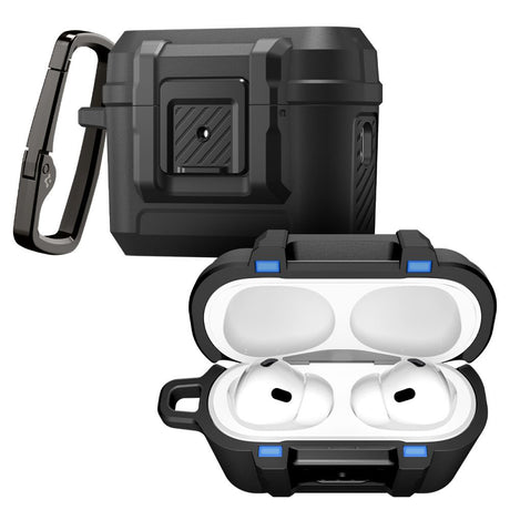 Casti Spigen Lock Fit (ACS09825), Apple AirPods Pro 3, Negru Mat