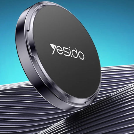 Suport Yesido Mini (C211), Magnetic, for Dashboard/Display, with Strong Adhesive, Universal, Negru