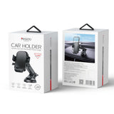 Suport Yesido (C267), for Dashboard/Windshield, 360, with Telescopic Clamp Arm, Easy Extending Clip, Non-slip, Negru