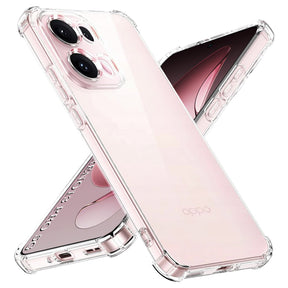 Husa de protectie Techsuit Shockproof Clear Silicone compatibil cu Oppo Reno13 Pro, Transparent